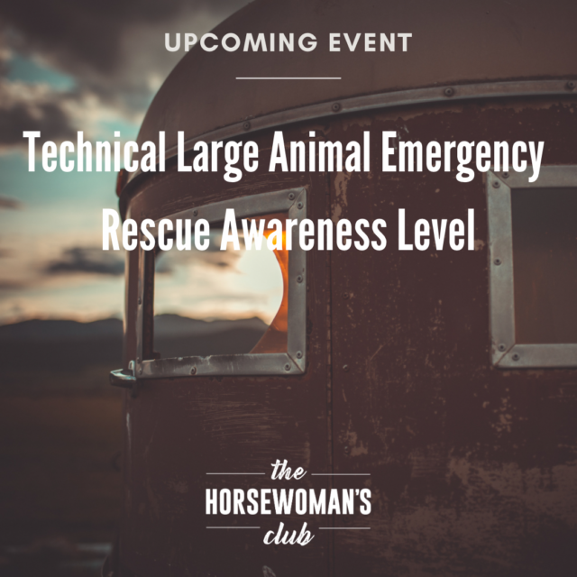 Technical Large Animal Emergency Rescue